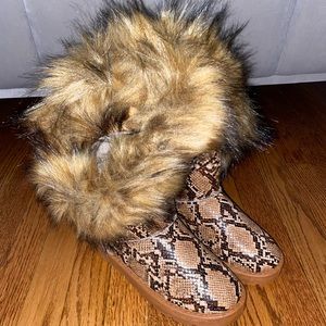 Snakeskin Boots